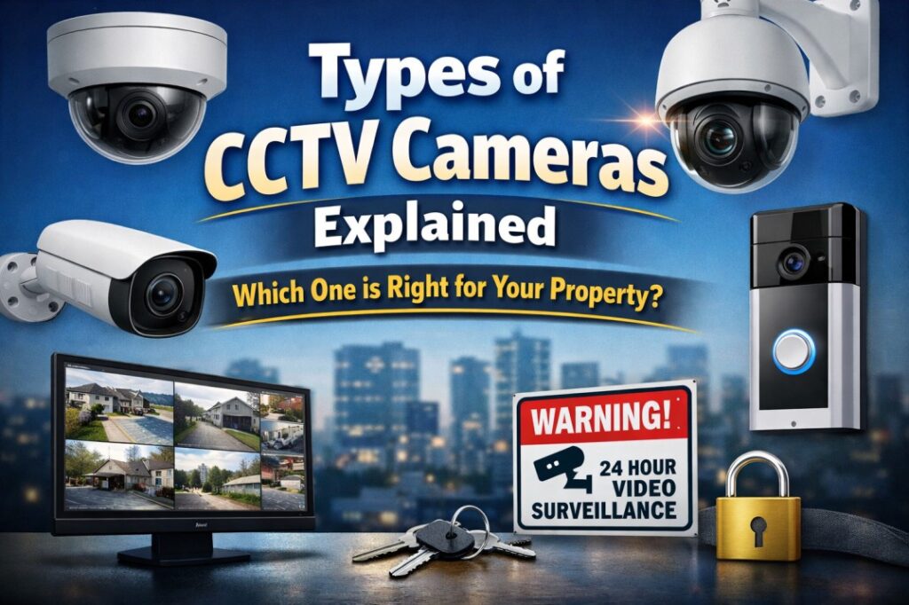 Different Types of CCTV available in Dubai provided by cctv companies in Dubai.